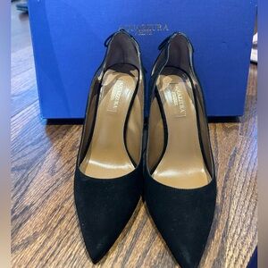 Aquazzura Forever Marilyn 85 black size 35.5